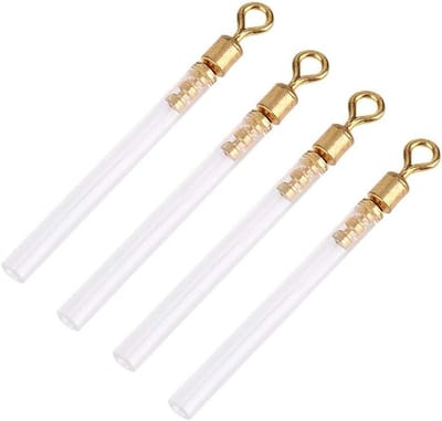 50 Stuks Float Waggler Adapters, Vissers Swivels met Buizen, Accessoires voor Vissen en Drijvers