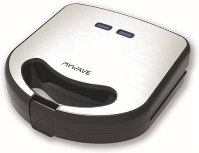 2-in-1 Sandwichmaker met Grillplaat - Afneembaar en Antiaanbaklaag