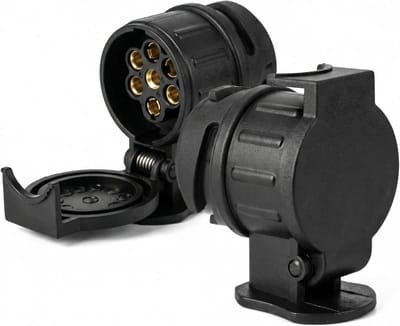 Waterdichte 12V adapter voor aanhangwagen, 13 naar 7-pins aansluiting voor veilige koppeling