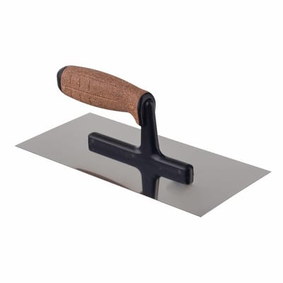 AWTOOLS Metal Series - Metalen Troffel - 270mm - Kurk Handvat - Poliamide Basis