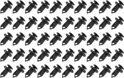 Dailygoody - Trim Clips - Lining Clips Set - Geschikt voor VW Transporter - Zwart - 50 Stuks - Hoogwaardige bevestigingsclips