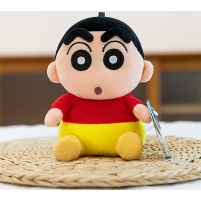 Crayon Shin Aromatherapie Zitzak Geurpop Pluche Speelgoed Pop Sleutelhanger Tas Hanger 14cm black