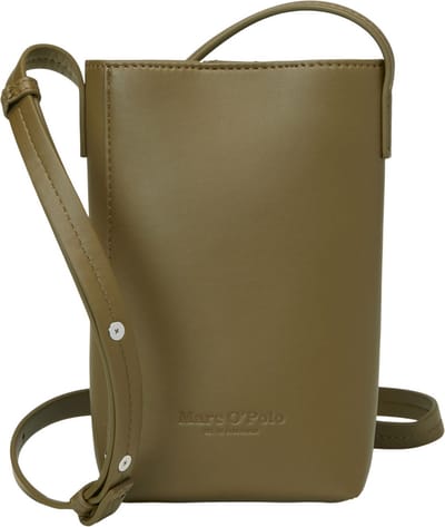 Marc O'Polo Telefoontasje Schoudertas Cellphone Bag Forest Floor Olijfgroen