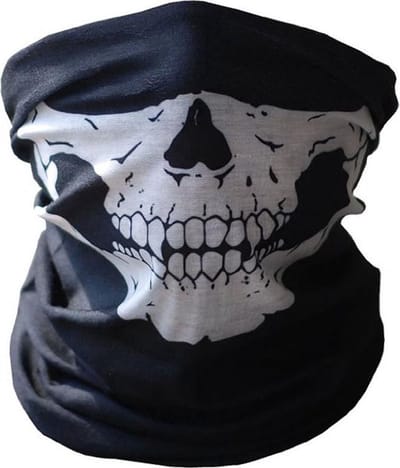 Skull Mask - doodshoofd schedel masker col en sjaal