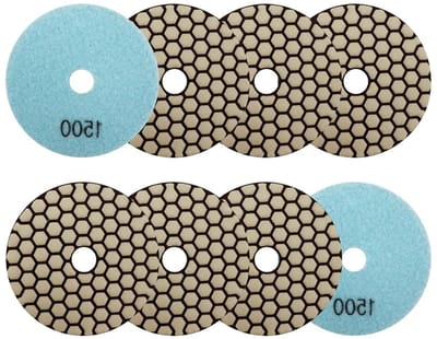 Diamant Polijstpad - Polijstschijven Pads - Droog Steen Polijsten - Hoge Diamant Kwaliteit - 100mm 8 Stuks - Niet Van Toepassing