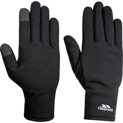 Trespass Handschuhe Poliner - Unisex Power Stretch Glove Black-L/XL