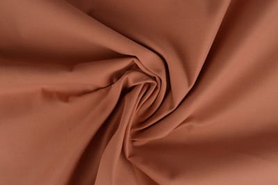 10 meter twill katoen - Oud roze - 65% katoen - 35% polyester