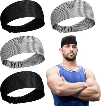 Zweetabsorberende Sportbanden voor Training, Jogging, Yoga en Fietsen - Koelende en Vochtregulerende Straps voor Mannen en Vrouwen