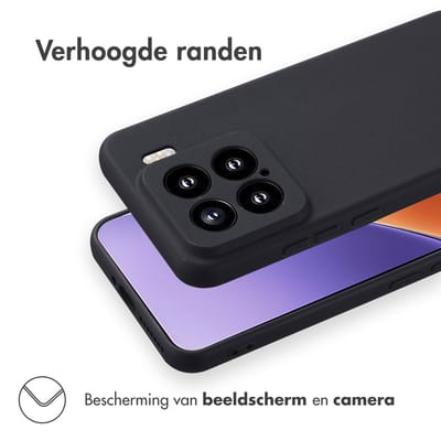imoshion Hoesje - Geschikt voor Xiaomi 15 - Color Backcover - Zwart