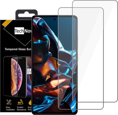 2x Screenprotector geschikt voor Xiaomi Poco X5 – Screenprotector geschikt voor Xiaomi Poco X5 Screen Protector Tempered Glass