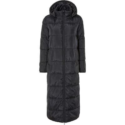 ESMARA Lange dames winterjas (Zwart, XS (32/34))
