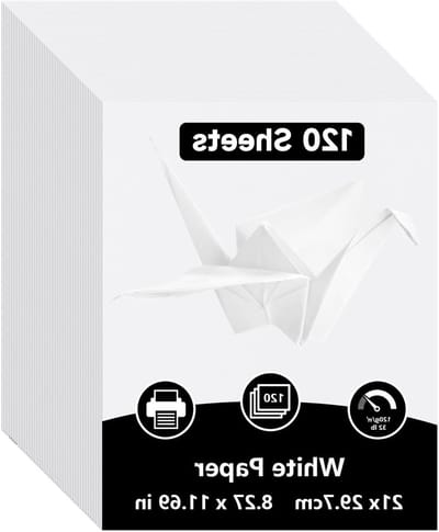 120 stuks A4 kartonnen papier 120 g/m², dik knutselpapier voor kaarten, fotoprojecten en scrapbooking