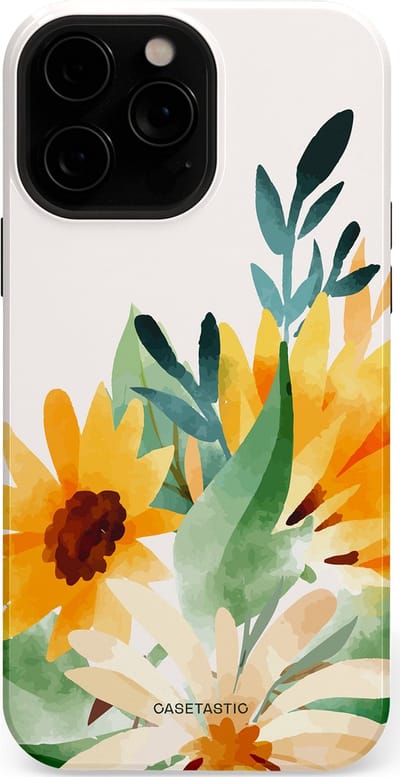 Casetastic Hoesje Geschikt voor Apple iPhone 13 Pro Max Magsafe - Stijlvolle Beschermende Duo-layer Case - Zomergloed