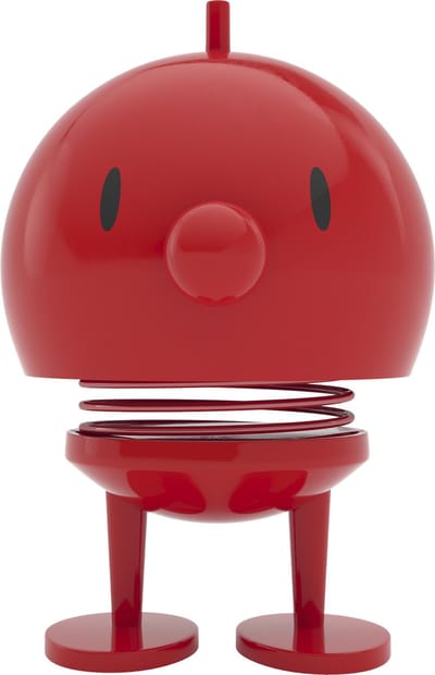 Hoptimist Bumble Beeldje - M - Rood - Beeldjes Decoratie voor Kantoor, Kamer en Woonkamer - Cadeau Idee voor Mannen, Vrouwen en Kinderen