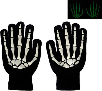 Glow in the Dark Skelet Handschoenen voor Volwassenen en Kinderen - Perfect voor Halloween Feesten en Kostuums