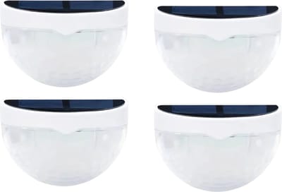 Nivard Tuinverlichting - Tuinlampen - Buitenverlichting - Tuin Verlichting - Led Lamp - Licht - Op Zonneenergie - Warm Licht - Wit 4 stuks