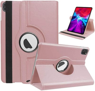 Hoesje geschikt voor iPad Air 4e generatie 10.9 inch 2020 Draaibaar 360 Graden Case Schokbestendig Stevig