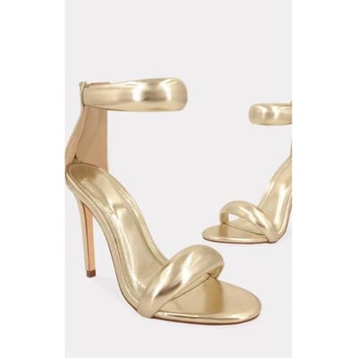 Vrouwen Sexy Prom Party Schoenen Nieuwe Zomer Sandalen Dunne Hoge Hak Eenvoudige Vrouwen Stiletto Schoenen Sandalias De Mujer Goud Zwart 42 goud
