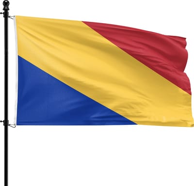 VlagDirect - Rheden vlag - Gemeente Rheden vlag - 90 x 150 cm.