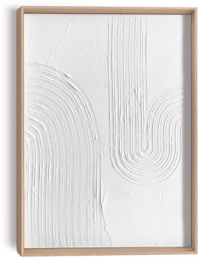 Schilderij 3D Art Natuurlijke Vormen - 40 x 30 - Hout - REINDERS