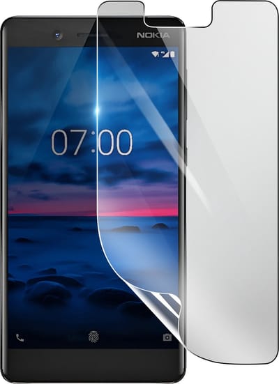 3mk, Geschikt voor Nokia 7, Schokbestendige Hydrogel Screenprotector, Transparant