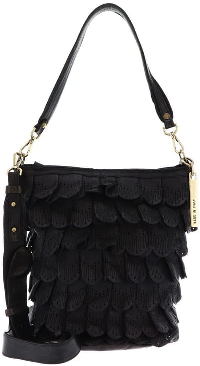 CATERINA LUCCHI Schoudertas Sorrento Asia Bucket Bag Nero Zwart