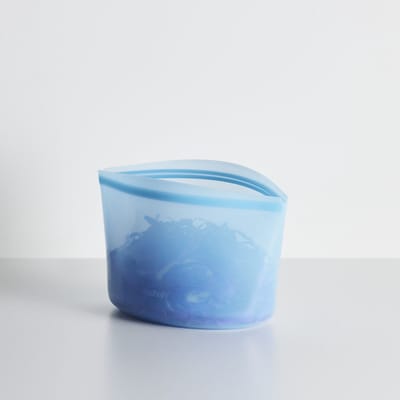 Stasher - Bowl 8-Cup Vershoudzak 1,9 liter - Siliconen - Blauw -