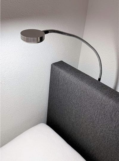 Florixa® Bedlampje Hoofdbord - Leeslamp - Nachtlamp - Aluminium - Zilver - 56cm x 2cm x 120cm