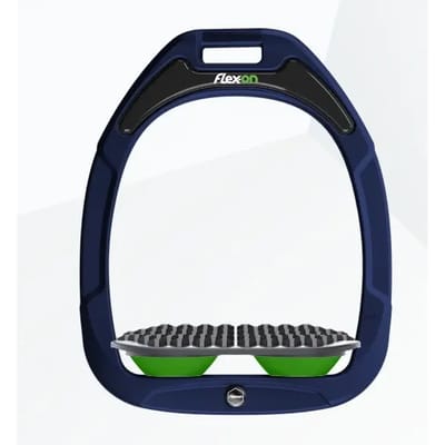 Endurance stijgbeugels Marine/Grijs/Groen Flex-On Green Composite