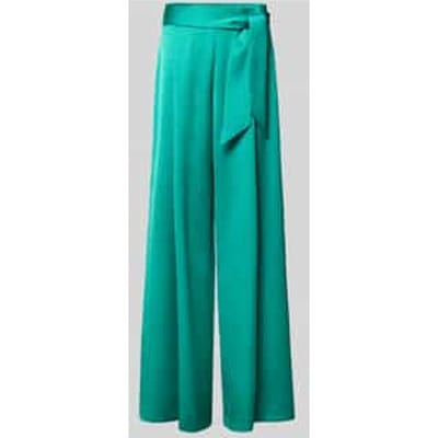 relaxed fit pantalon van satijn