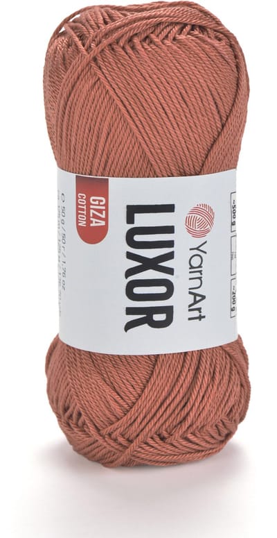 YarnArt Luxor – Gemerceriseerd Katoen Garen – 50g – ±125m – Glanzend Haakgaren – Voor Kleding & Accessoires - Kleur 1225