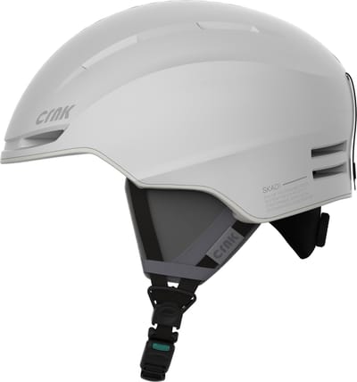 CRNK Skihelm – SKADI - Dames Heren Unisex – Magnetische sluiting – Wit - Maat M