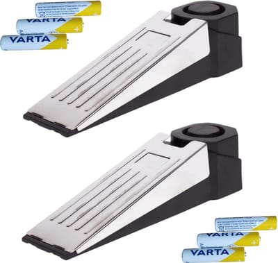 Deurstopper alarm - 2 stuks - 100 dB - antislip - geen installatie nodig
