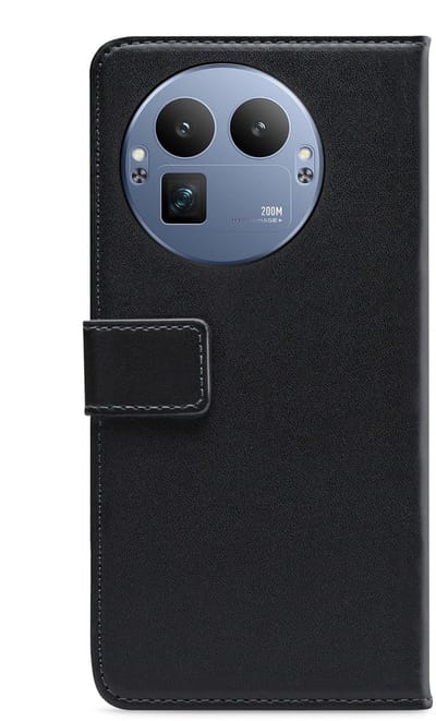 Mobilize Telefoonhoesje geschikt voor Realme GT 8 Pro Hoesje | Mobilize Classic Gelly Wallet Bookcase Portemonnee | Pasjeshouder voor 2 Pasjes | Telefoonhoesje voor Pinpas / OV Kaart / Rijbewijs - Zwart