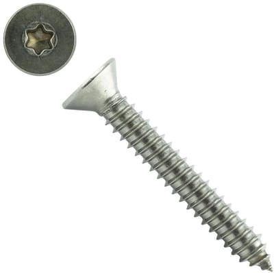 Houtbouwschroeven Roestvrij Staal - Spaanplaatschroeven Verzonken Kop - Houtconstructies Buiten - Volledige Schroefdraad A2 - 5X50 mm - Zilverkleurig
