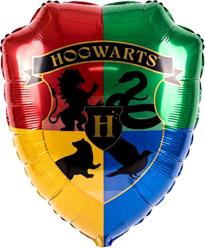 UNIQUE - Grote aluminium ballon Harry Potter Wapen 56 cm