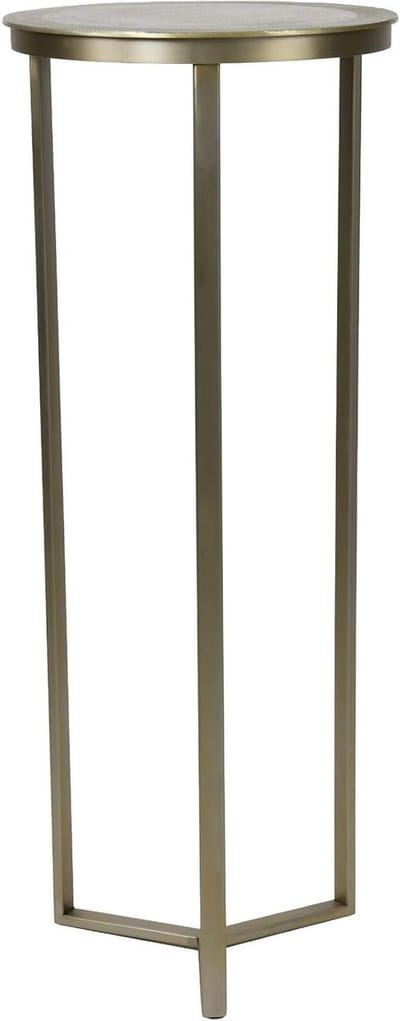 Zuil Retiro - Displaystandaard Voetstuk - Interieur Decoratie - Robuust Metalen Frame - 40 x 40 x 101 cm - Goud
