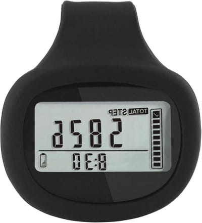 Stappenteller - Fitness tracker - Actief blijven - 3D Sensor technologie - 48x46x20 mm - Zwart