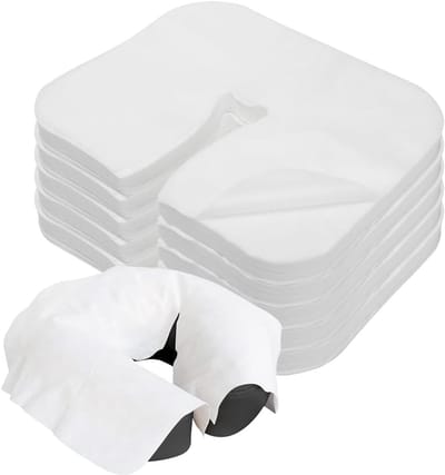Comfortabele sleufdoekjes voor massagestoelen, 36 x 27 cm, hygiënische gezichtskussens voor behandelingen, ideaal voor massagetafels en wellnesscentra