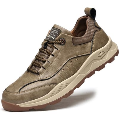 Herfst Nieuwe Sport Casual Herenschoenen Echt Leer Ademend Outdoor Wandelschoenen Mode Mode Schoenen Heren 44