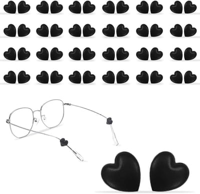 25 Paar Antislip Silicone Brilhouders, Brilcase, Oor Pads en Haakjes voor Zonnebrillen en Leesbrillen