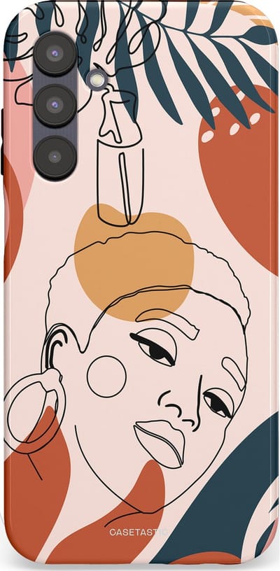 Casetastic Hoesje Geschikt voor Samsung A25 - Stijlvolle Beschermende Duo-layer Case - Ochtend blush