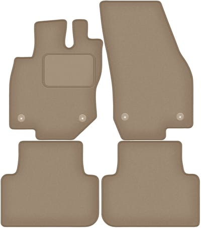 Wielganizator WLG-CARLUX Serie - Automatten Velours - VW Tiguan III SUV (2024-) - Beige - Beschermend
