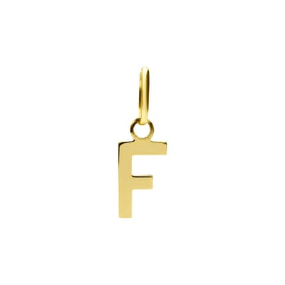 Lucardi Dames 14 karaat gouden letter hanger alfabet - Hanger - 14 Karaat Goud - Goud
