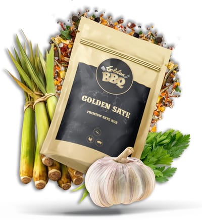 Golden BBQ - Golden Sate - BBQ Rub - Kruidenmix - Saté Marinade - 200 gram