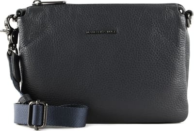 MANDARINA DUCK Leren schoudertas Mellow Leather Crossbody Bag Dress Blue donkerblauw