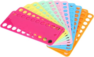 Kruissteekgaren Organizer - Draad Spoelen - Hobby Projecten - Compact Ontwerp - 12 Delig - Multicolor