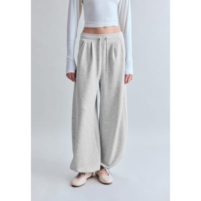 Stradivarius Barrel-joggingbroek met zachte touch en stoppers  Grijs melange XS