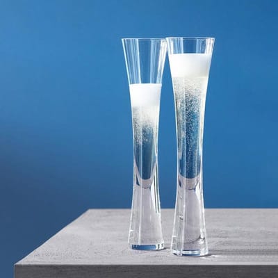 2 Stuks Britse Moya Champagneglazen Bruiloft Feest Sprankelende Wijn Glazen Kristallen Aperitief Kelk Sherry Glazen Restaurant Glaswerk 101-200ml gray