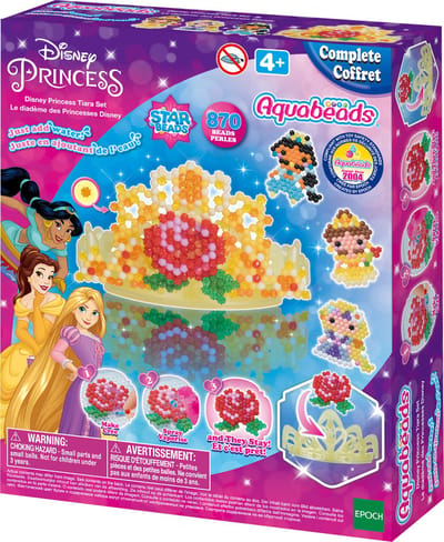 Aquabeads 31901 Disney prinses tiara set- complete set 700 parels in 26 kleuren